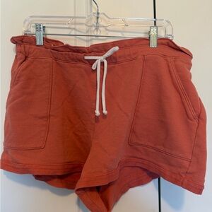 LOFT Women's Athletic Shorts in Rust